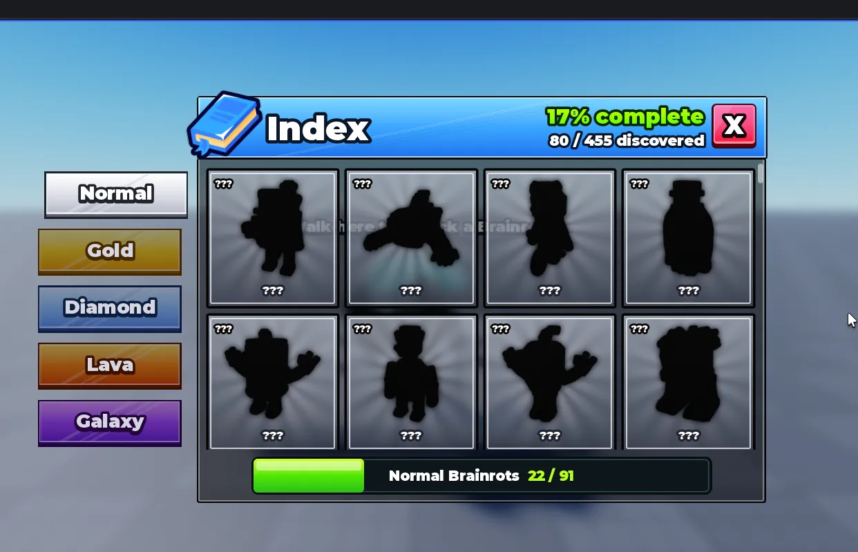 COMPLETE INDEX SYSTEM